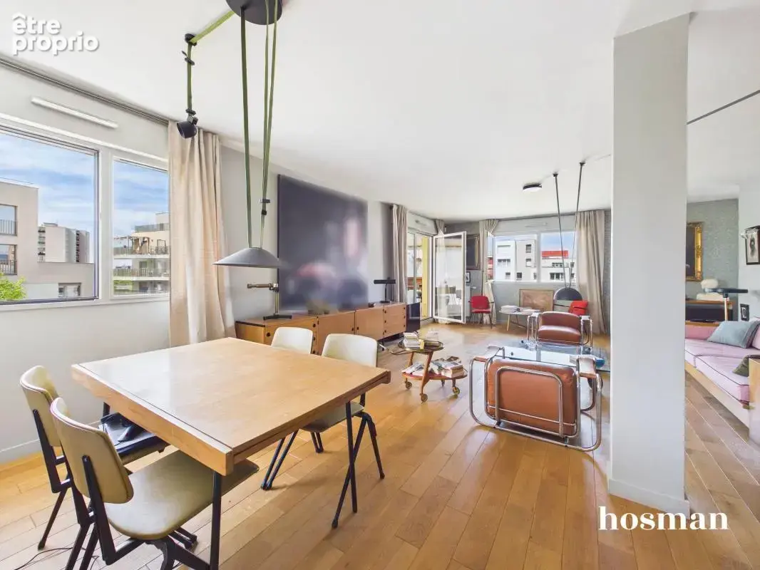 Coup de cœur ! Duplex traversant de 100m² avec immense terrasse (46m²) et jardin d'hiver - Derniers étages - Nanterre - photo 6