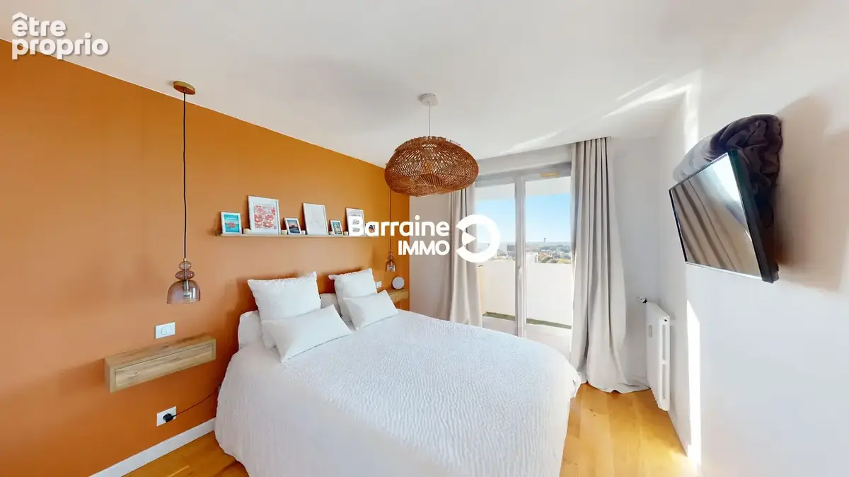 Lorient sud - appartement t4 renove avec balcon et vue degagee - photo 8