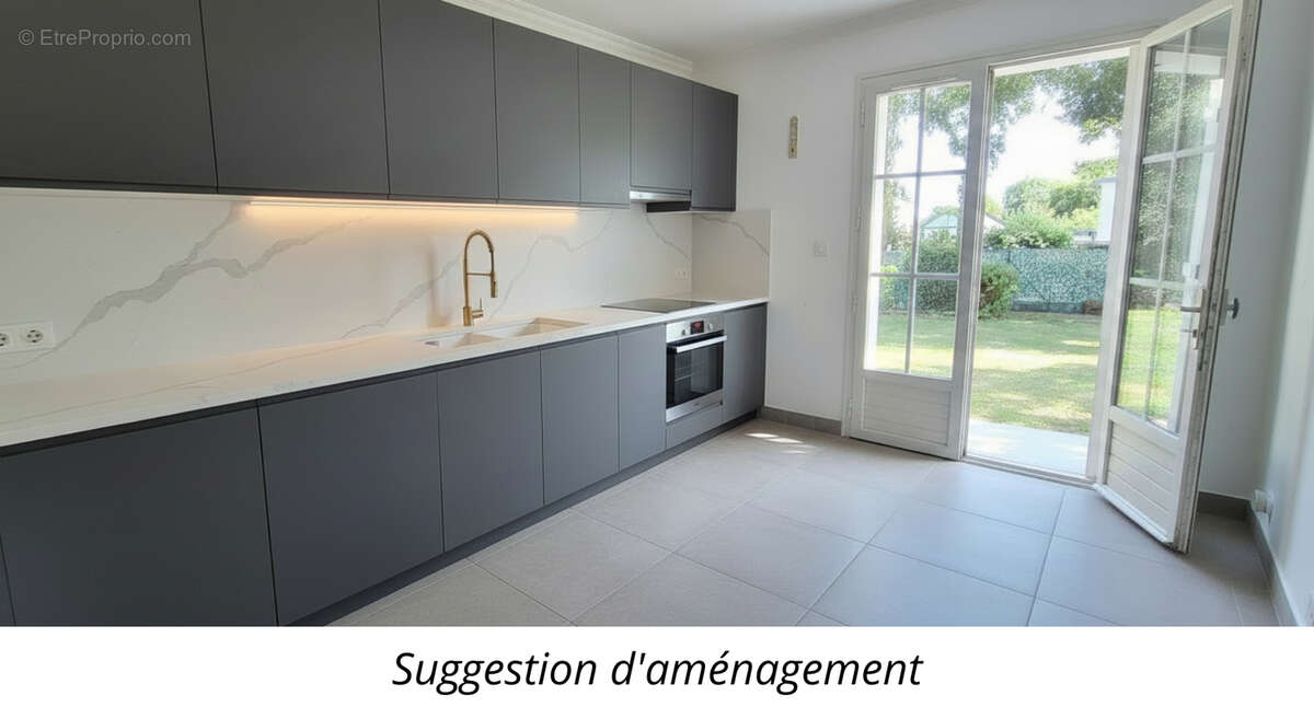 Fouesnant, bourg à pied, jolie maison de 4 chambres, sur un beau terrain arboré de 700 m² ! - photo 5