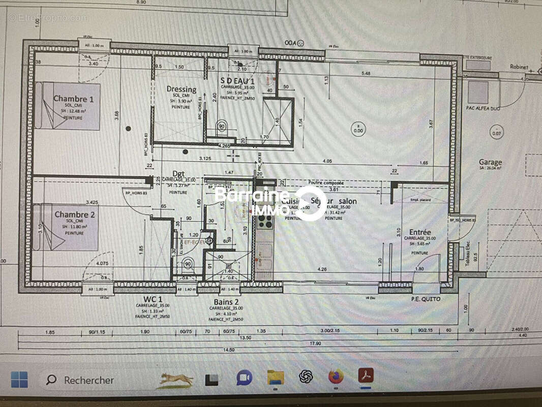 Maison à CAMARET-SUR-MER