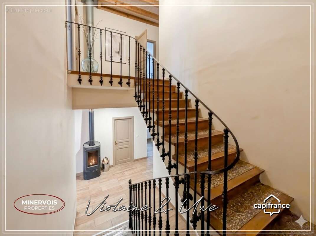 Maison bourgeoise de caractère avec jardin – 259 m² – Azille (Minervois) - photo 15