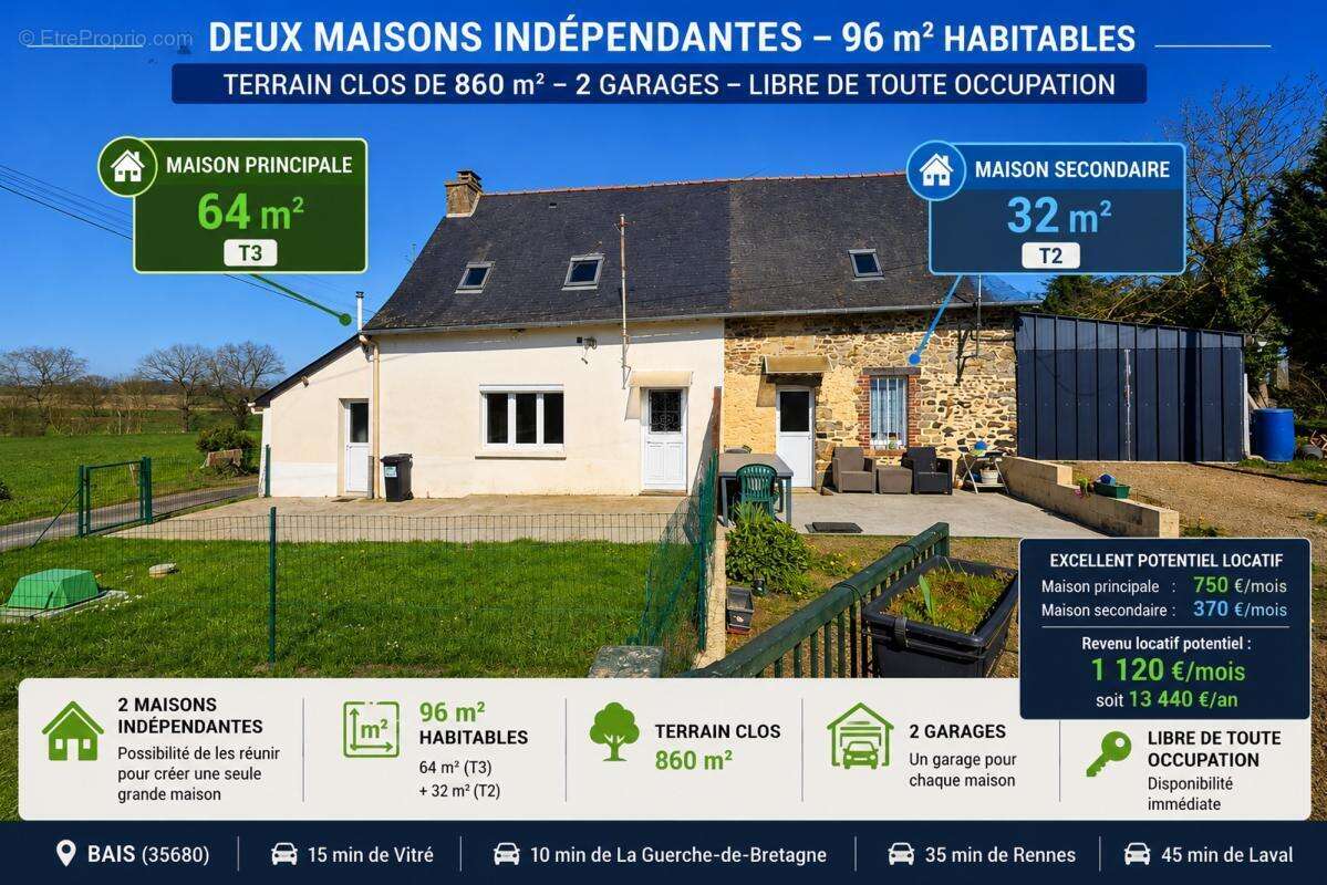 Maison à BAIS