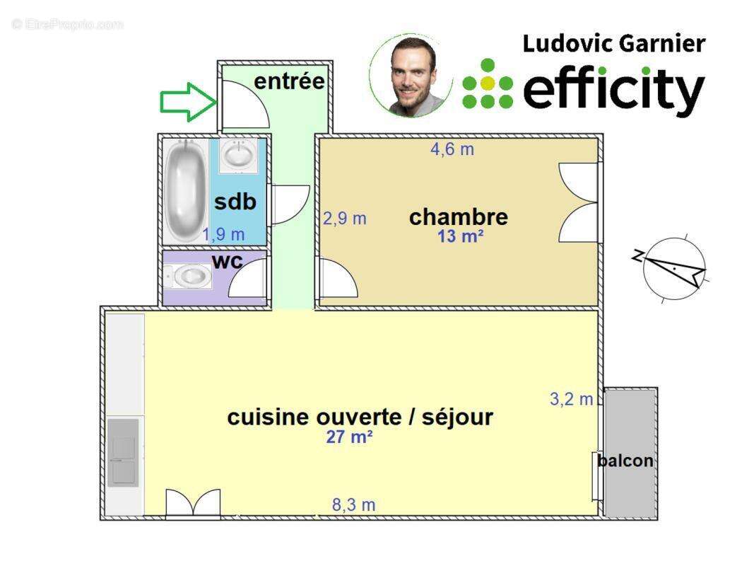 Appartement à MORTAIN