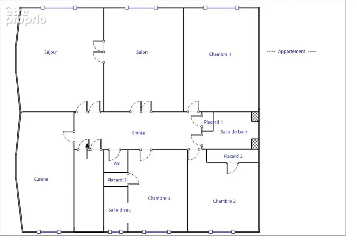 RENNES, Appartement bourgeois Type 5 de 118 m2 dans immeuble de caractère - photo 12