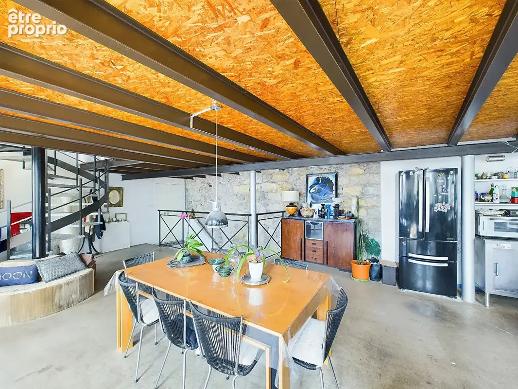 Loft de 245m²  sur 3 plateaux d'ans une ancienne filature  sur parcelle de 900m² situe a villeneuve de berg 07170 - photo 5