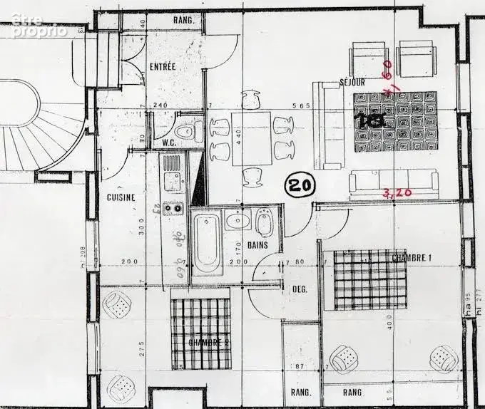 Appartement T3 de 70 m2 Bordeaux Chartrons - photo 11