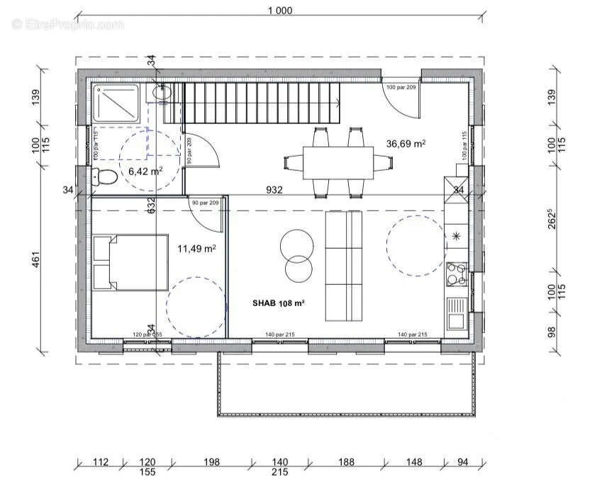 Terrain 890 m² à Oletta  - photo 3