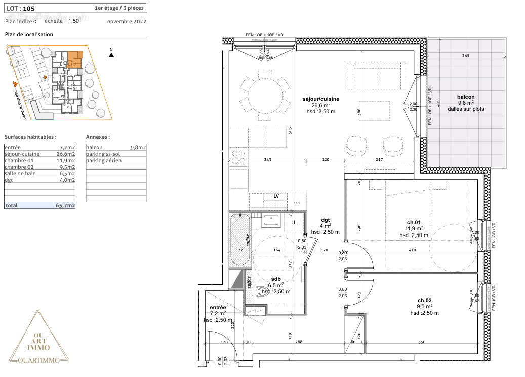 Appartement à TRUCHTERSHEIM