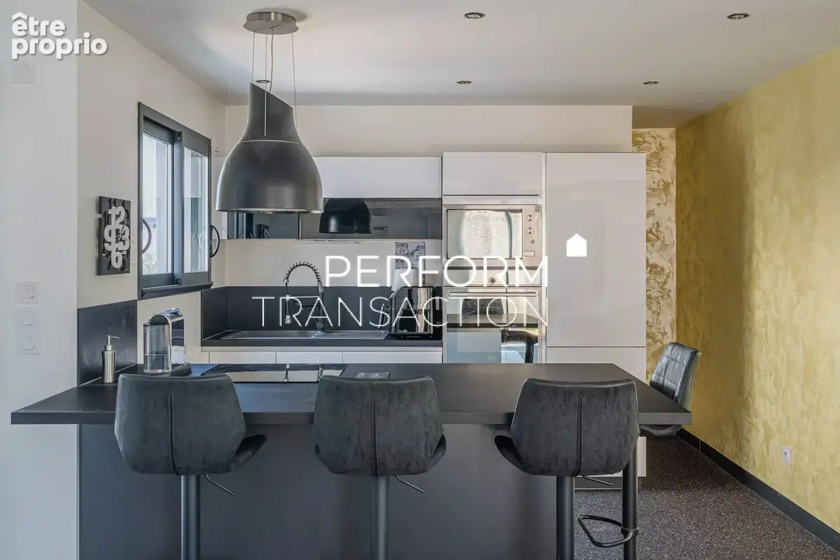 Lumbin - Maison contemporaine de plain-pied avec rooftop et vue Belledonne - photo 4