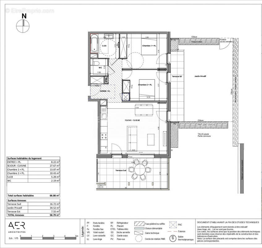 Appartement 66 m² à Macot-La-Plagne  - photo 2