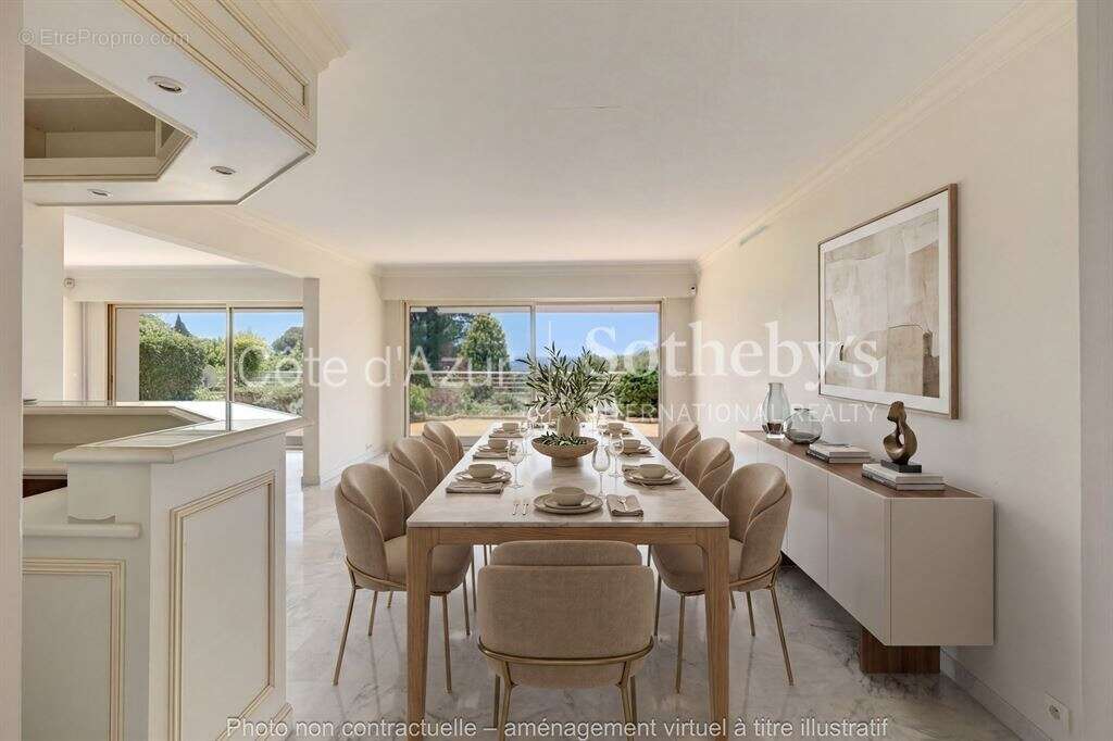Le Cannet appartement vue mer avec grandes terrasses dans résidence de prestige - photo 6