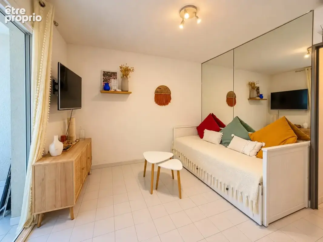 Le cap d'agde - richelieu  coup de cur pour ce t2 en rez-de-jardin avec 2 terrasses et parking privatif - photo 3