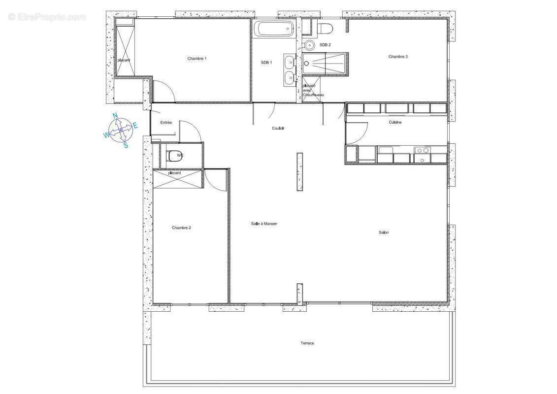 Nice lanterne - 4/5p 110 m² avec terrasse 26 m² vue mer - garage et cave - photo 16