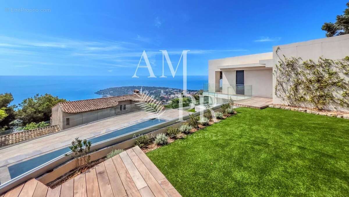 Roquebrune cap martin - villa -neuve  vue féerique - photo 5