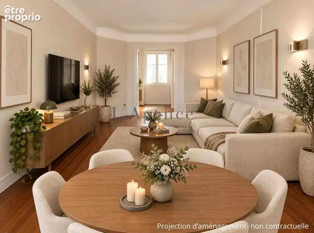 Appartement 61m² Paris 16e - Porte d'auteuil - photo 4