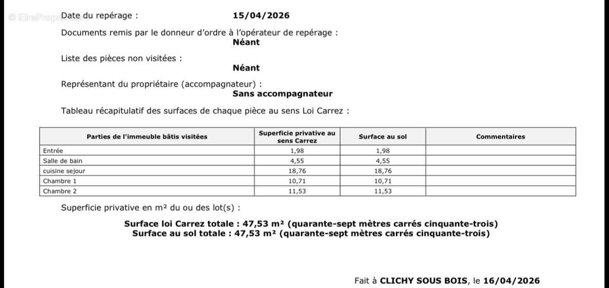 Appartement à PARIS-4E