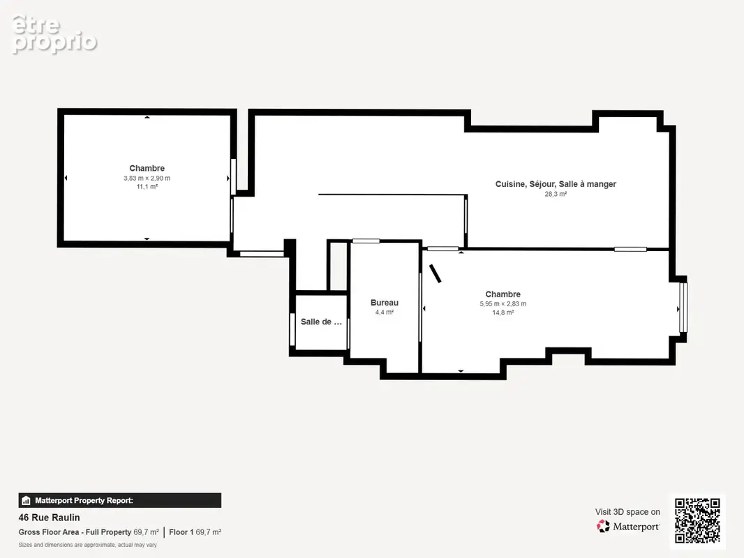 Lyon 7e   t3 de 61 m2   fort potentiel locatif - photo 10