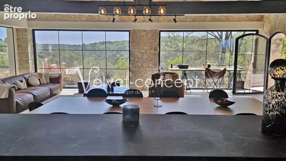 VALBONNE Village à pied - Magnifique Mas en pierre 290m² - photo 8