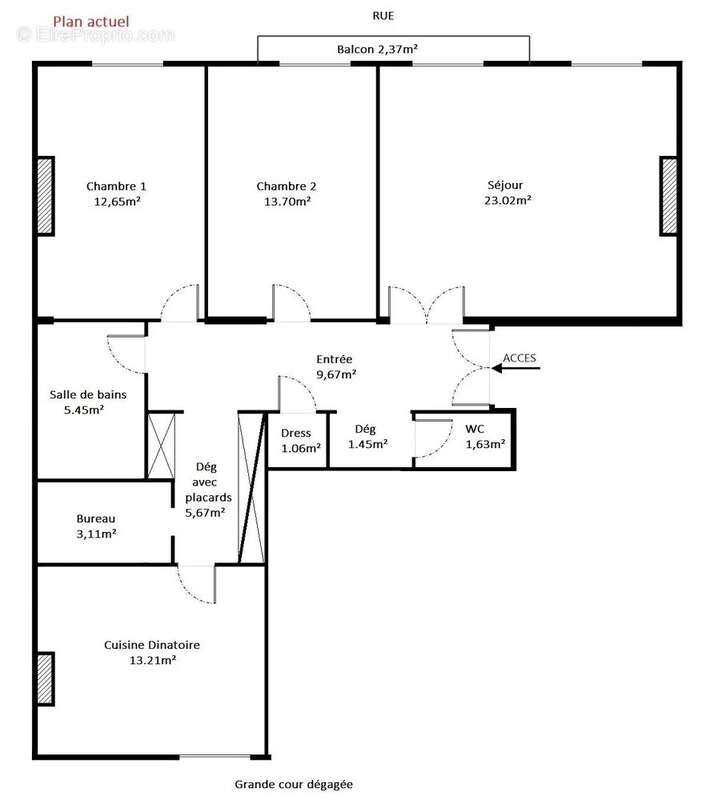 Appartement à PARIS-16E