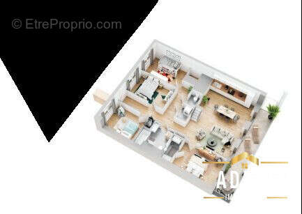 Appartement 64 m² à Bussy-Saint-Georges  - photo 9