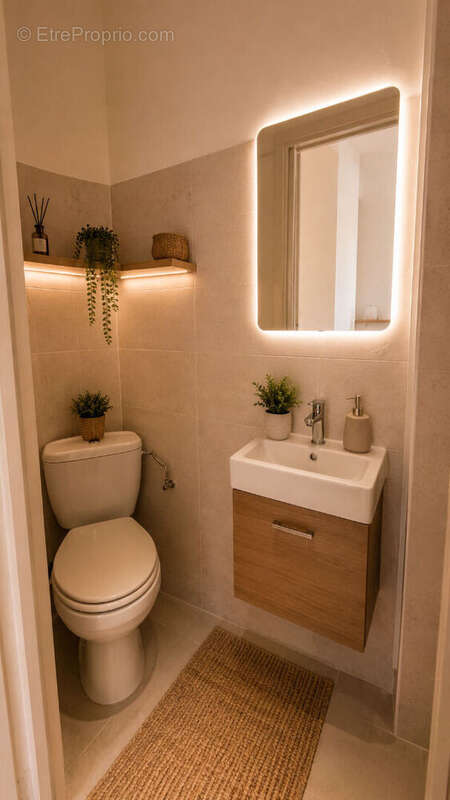 Cannes Bas Montfleury proche Résidence le Gallia - Appartement Cannes 2 pièces 45.46 m2 avec double cave et balcon - photo 16