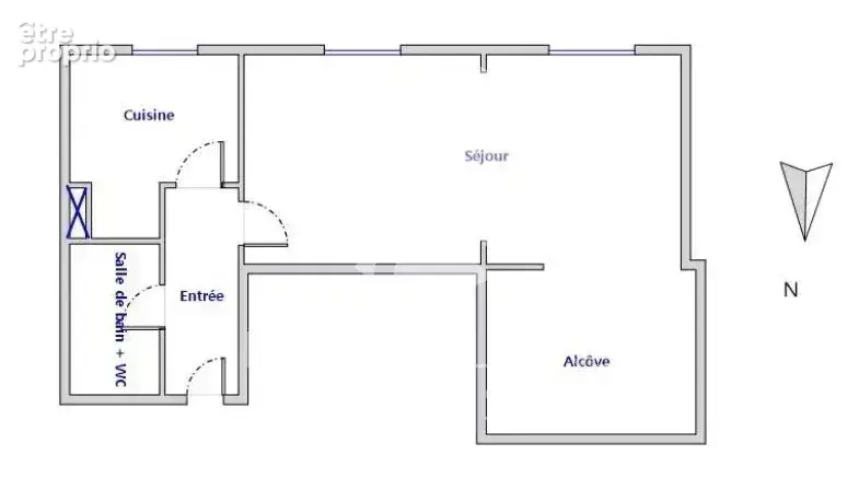 T1 bis - monplaisir - 38m² - photo 8