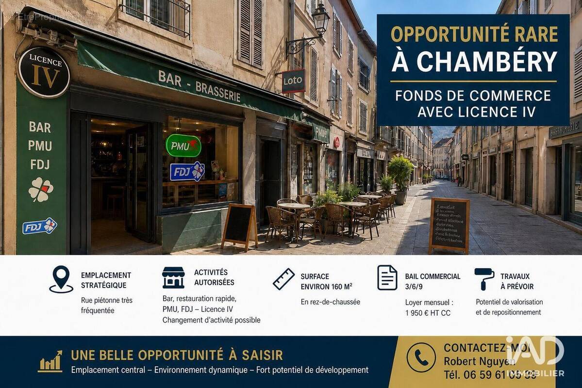 Photo 1 - Commerce à CHAMBERY