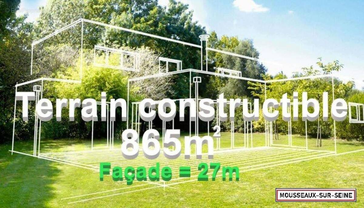 Photo 1 - Terrain à MOUSSEAUX-SUR-SEINE