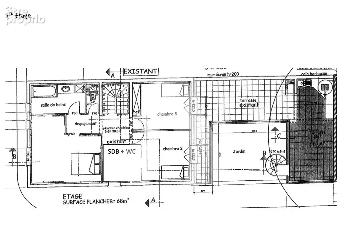 Maison St Ouen 7 pièce(s) 220 m2 - photo 17