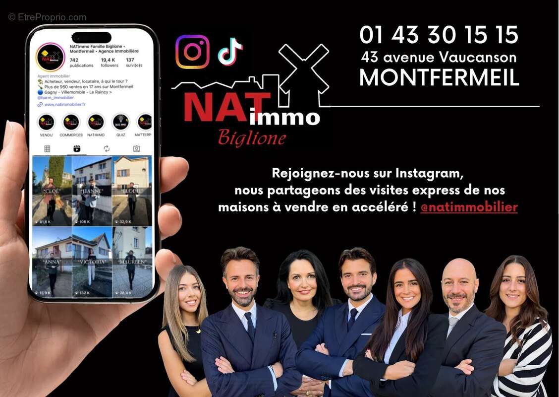 Appartement à NOISY-LE-SEC