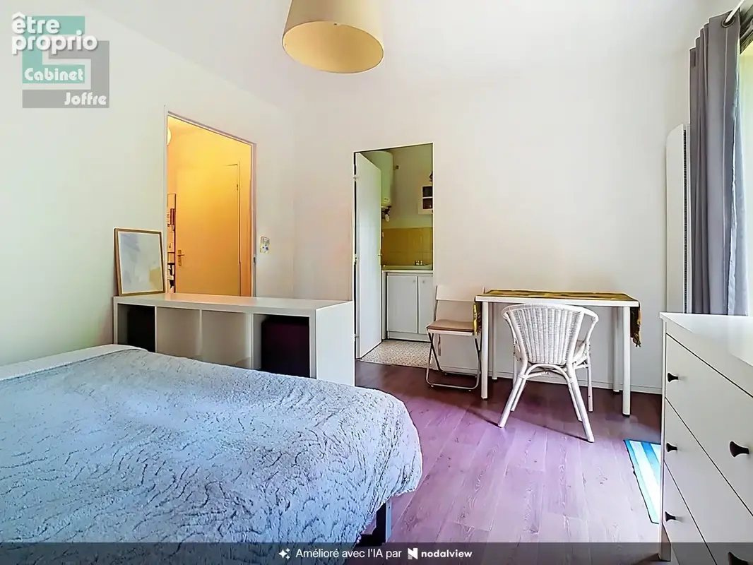 Studio - 27,26 m2 - Loué et meublé - jardin privatif - photo 3