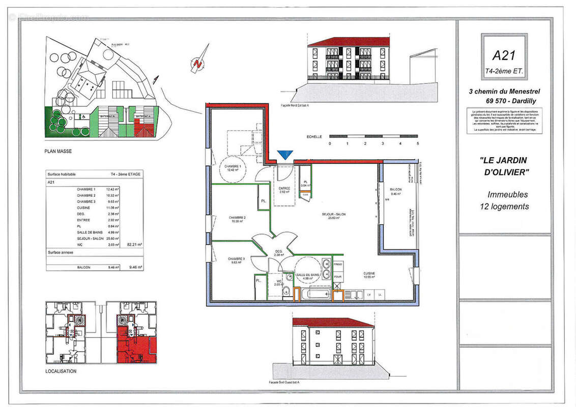 Appartement à DARDILLY
