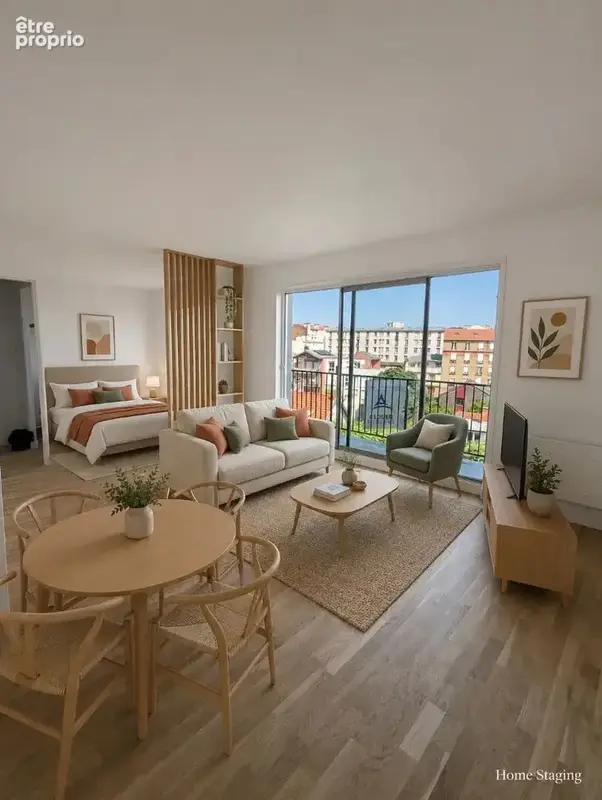 Appartement Montreuil 1 pièce(s) 34.39 m2 - photo 2