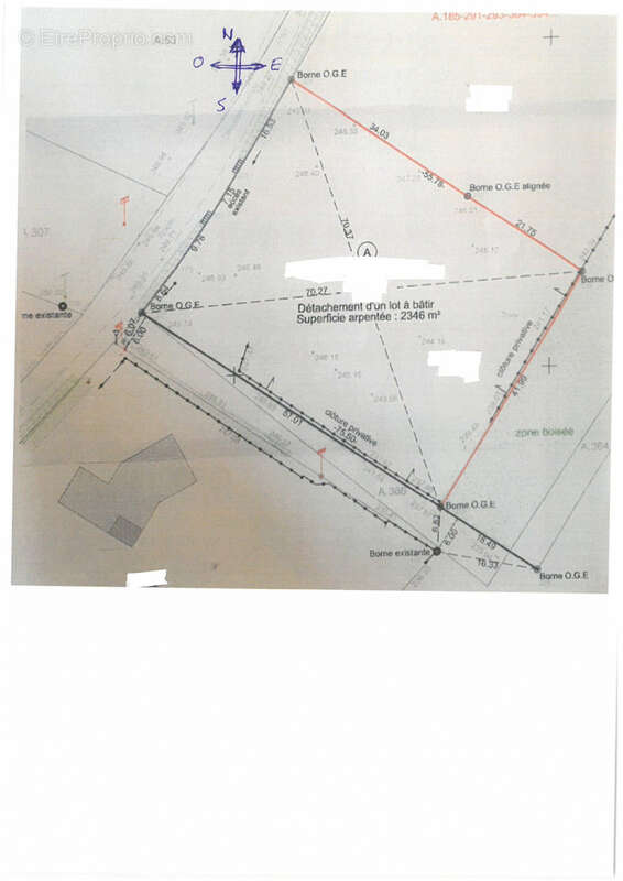 Terrain à LAMOTHE-CUMONT