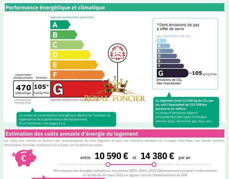 DPE DE LA MAISON + LOCAL COMMERCIAL - Maison à LE GRAND-PRESSIGNY