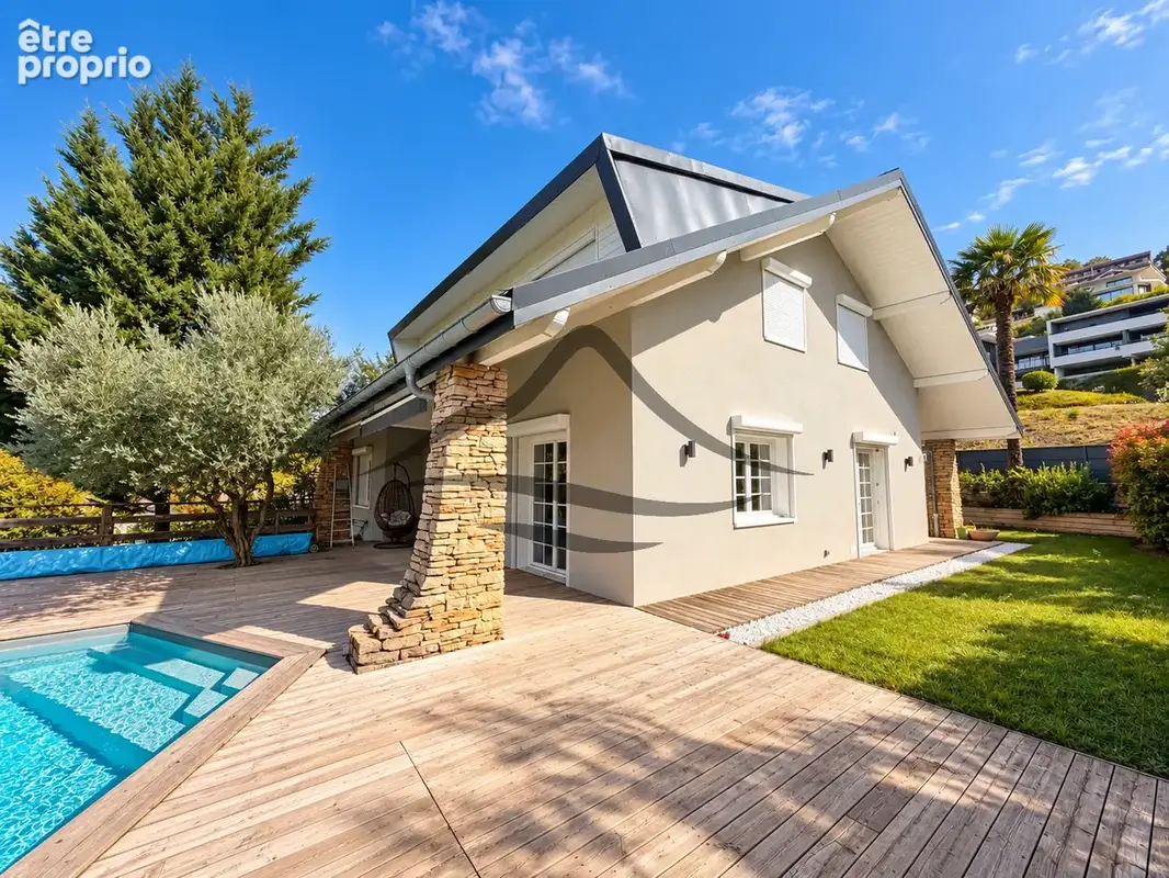 Aix-les-Bains - Villa contemporaine de 190 m2 vue lac et montagnes - photo 2