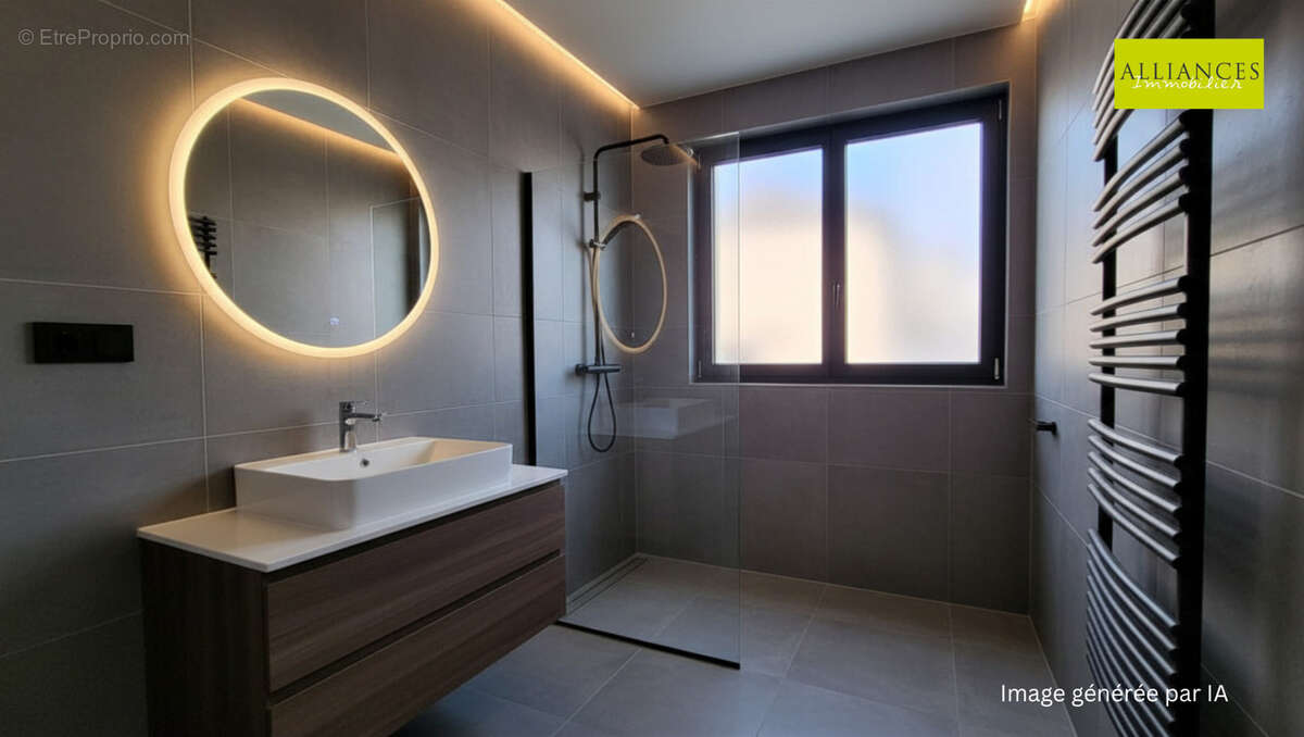 En vente à Mulhouse rue Spoerlin  : grand appartement de 88.22m2 avec 4 pièces et balcon - photo 10