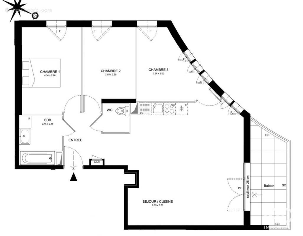 Photo 1 - Appartement à AVRILLE