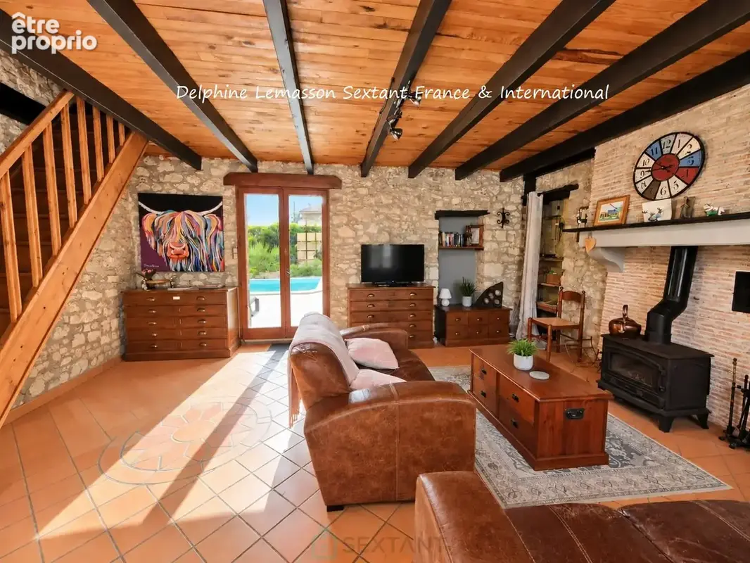 Maison en pierre avec piscine  idéale location saisonnière, proche Duras - photo 9