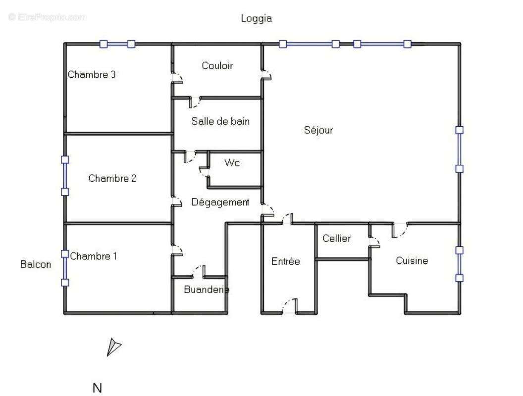 Appartement à RILLIEUX-LA-PAPE