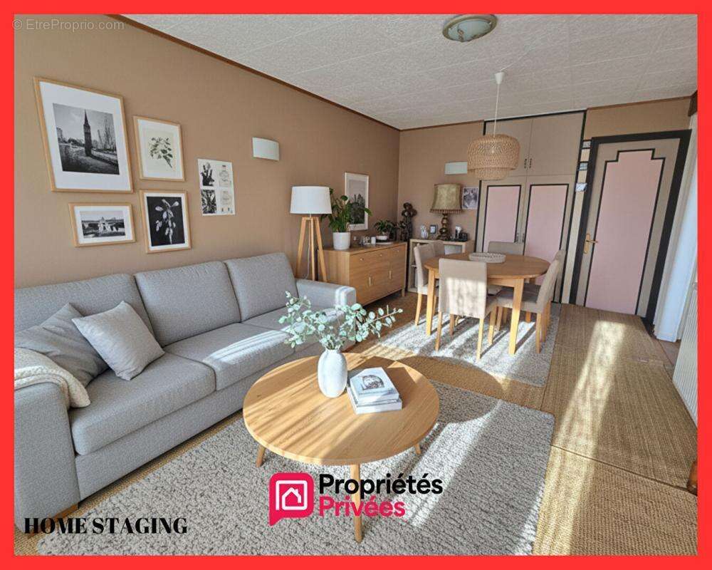 93350 LE BOURGET - Appartement 3 pièces 54.70 m²- 2 Chambres - 2 Balcons - Stationnement libre en extérieur - photo 2