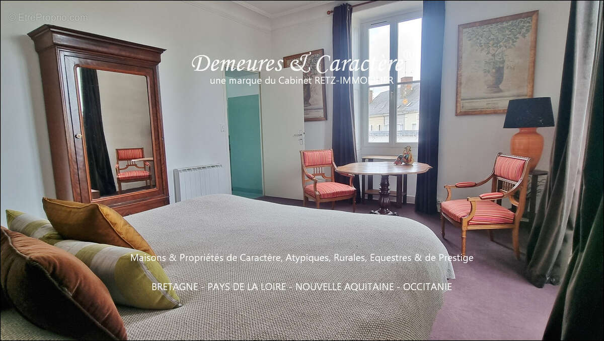 Grande demeure bourgeoise centre bourg, dépendances, accès rivière - photo 24