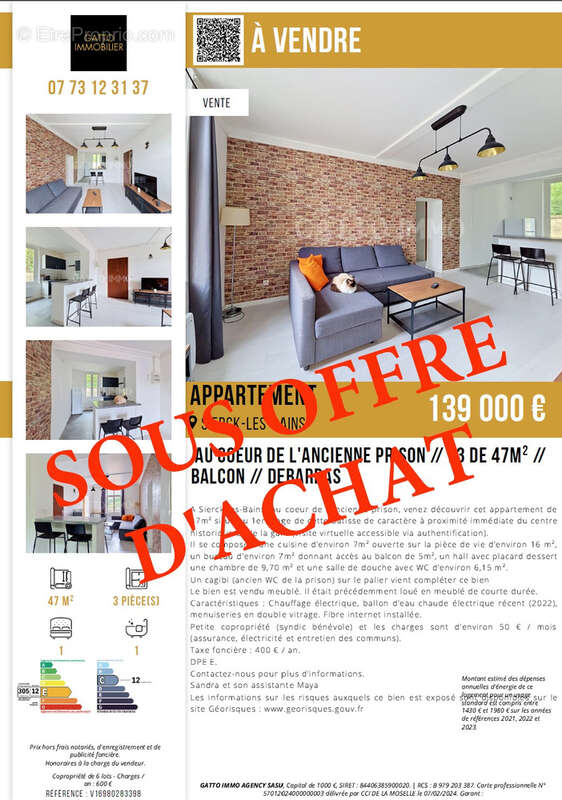 Appartement à SIERCK-LES-BAINS