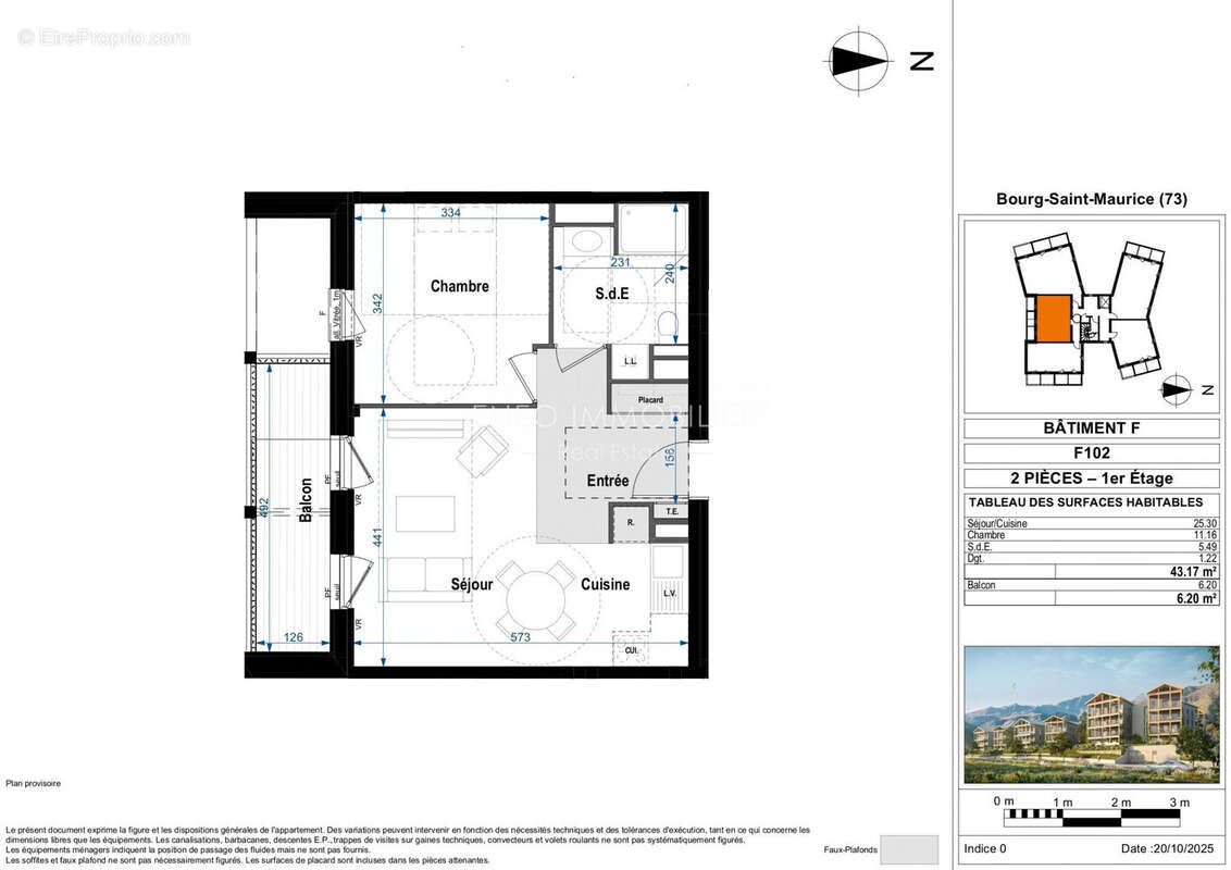 Appartement à BOURG-SAINT-MAURICE