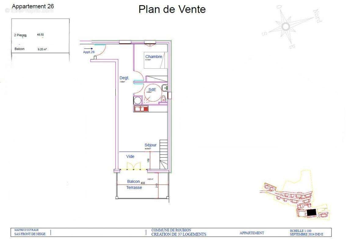 Appartement à ROUBION