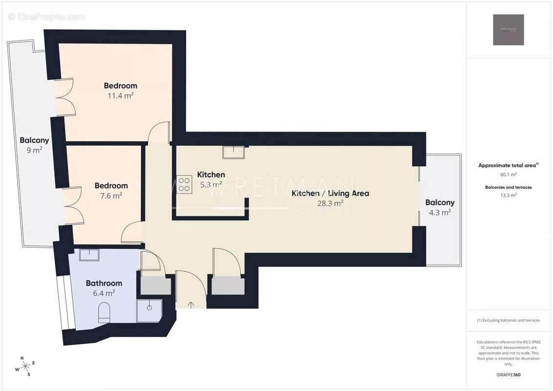 Appartement à NICE