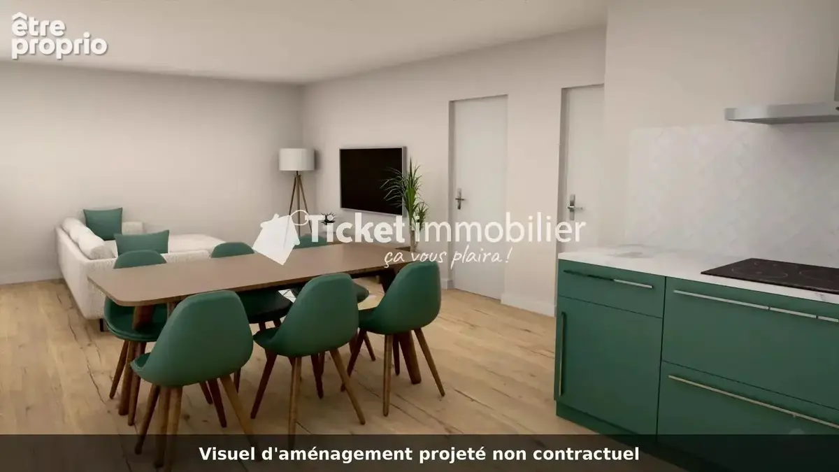 Appartement t3 68m2 pompignan 1er étage, grandes pièces, 2,80 m sous plafond, sans charges de copropriété, toiture neuve, fort p - photo 11