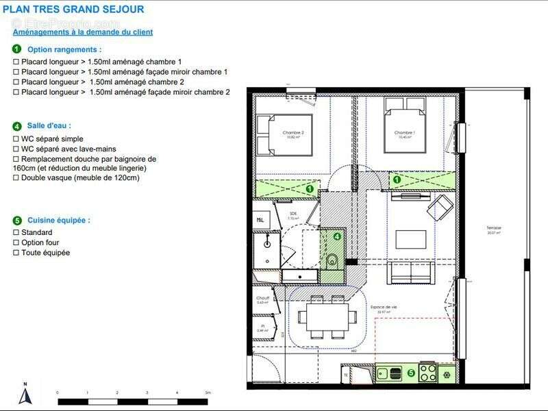 Appartement 45 m² à Perpignan  - photo 5
