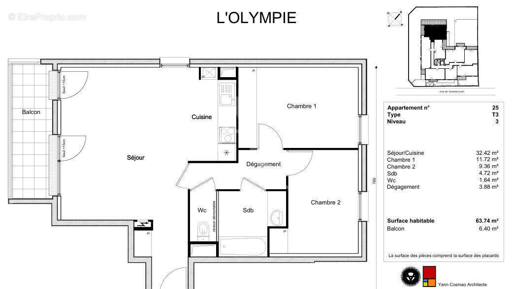 Appartement à MEULAN