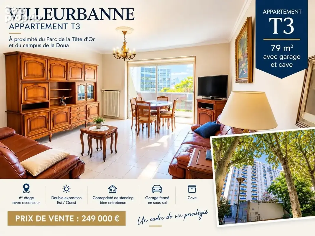 Photo 1 - Appartement à VILLEURBANNE